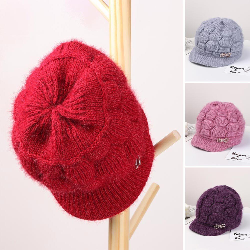 

Ear Guard Winter Headwear Wind Shield Ear Warmer Cap Plush Cap Wool Hat Knitted Hat