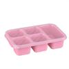 Lunch Box with Lid Five-Compartment Design Convenient Healthy Odorless Food Storage Containers for Snacks And Fruits