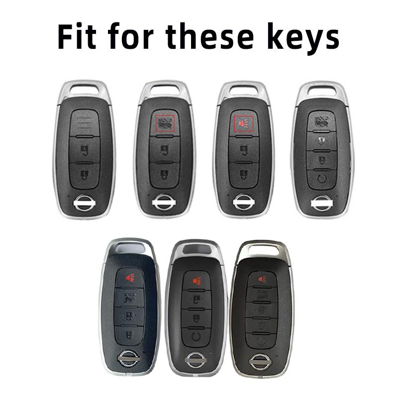 TPU Car Key Case Cover Holder Shell for Nissan Leaf Juke Micra Qashqai J11 X-Trail T32 Tiida Pathfinder Versa Note Patrol Fob