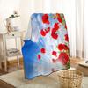 New Arrival Poppies Flower Blankets Printing Soft Blanket Throw On Home/Sofa/Bedding Portable Adult Travel Cover Blanket