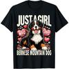 Just a Girl Who Loves Bernese Mountain Berner Dog T-Shirt