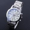 Men Dress Watch Analog Quartz Watch with Three Sub-Dials Stainless Steel Wristwatch for Husband Boyfriend Father Business Date