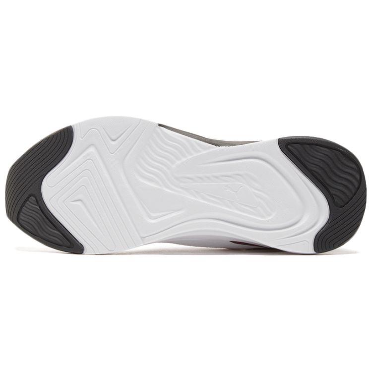 Puma Softride Fabric Synthetic Leather Comfortable Versatile Shock Absorbing Durable Mid-Top Casual Shoes Men Casual Shoes White Black 193737-09
