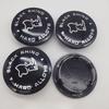 4Pcs/set 76MM Car Wheel Center Hub Caps Fit For Cayenne Macan Panamera Cayman 911 Black Rhino Emblem Rim Hubcap Tire Accessories