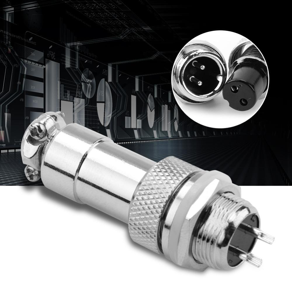 5Set GX12 Aviation Plug Socket 2Pin 2-Pin Plug Socket Connector  Industrial Applications