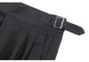 Men's Retro High-Waist Slim-Fit Trousers: Korean-Style, Solid Color, Straight-Leg, Autumn Casual Pants.
