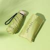 Mini Oil Painting 50% Pocket Capsule Umbrella Small Portable Sunscreen 50% Six Bones Sun Umbrella Flat Umbrella