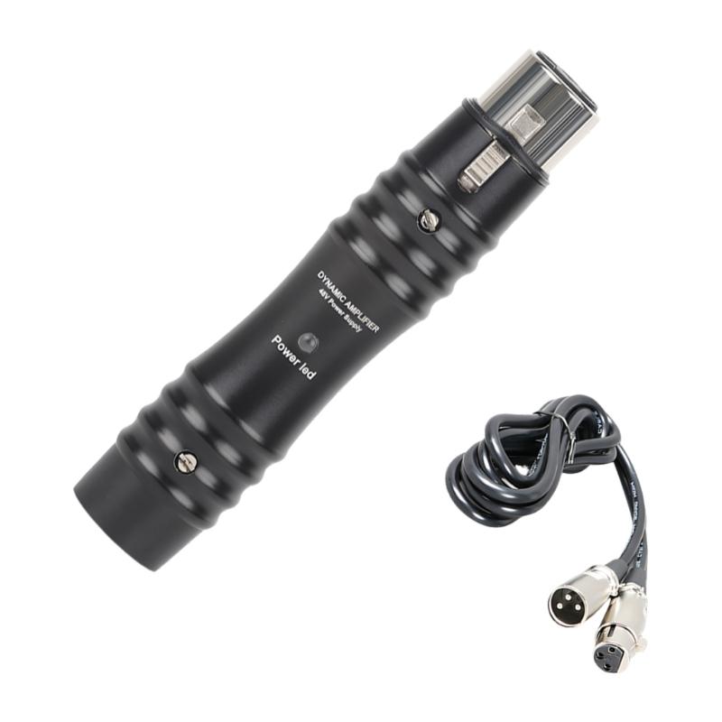 Durability Metal Handheld Microphone Preamplifier 48V Amplifier Ideal For Stage Performances And Public Speaking