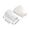 1 Pair Detachable Shirt Fake Sleeve Cuffs Fashion Pleated Horn Cuff Layered Lace Cuff False Sleeves Sunscreen Decorated