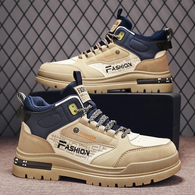 Sneakers Men Casual Autumn Vulcanized Shoes Male Walking Sport Shoes Outdoor Sneakers Male Sneakers Soft Sole Walking Shoes