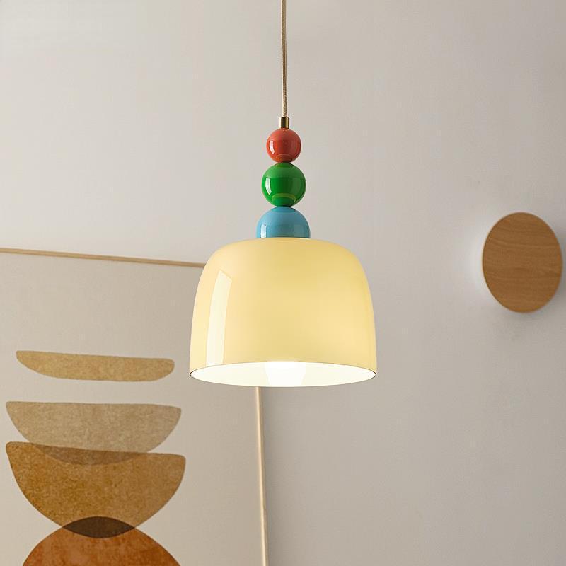 Nordic Minimalist Glass Pendant Light for Bedside, Inn, Bar, or Restaurant