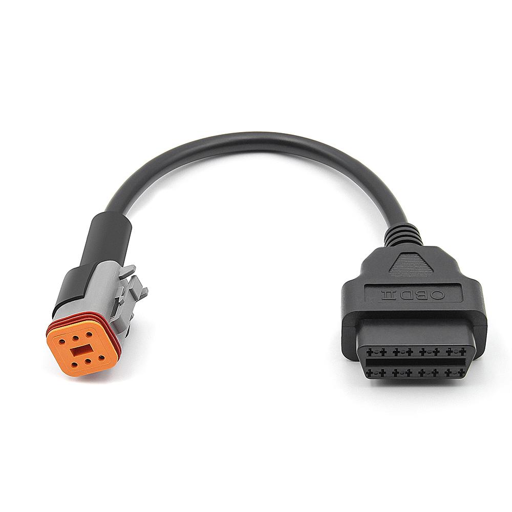 Motorrad OBD 16pin Auf 3 Pin für KYMCO Diagnose Adapter Kabel Stecker für Ducati/Harley Auto Kabel OBDII stecker