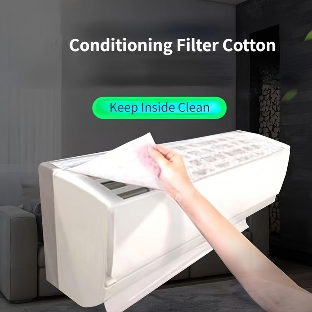 10 Pack Conditioner Filter Cotton Intake Vent Filter Ultra Thin Filter Pad