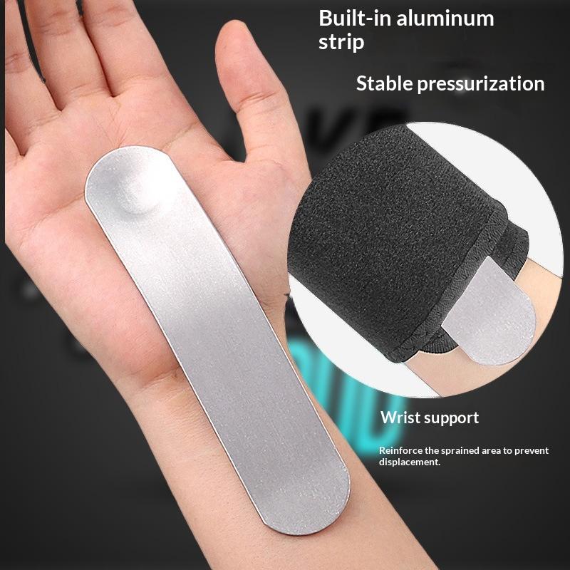 Adjustable Wrist Stabilizer Brace Detachable Aluminum Strip Adjustable Tightness for Wrist Pain Relief Support