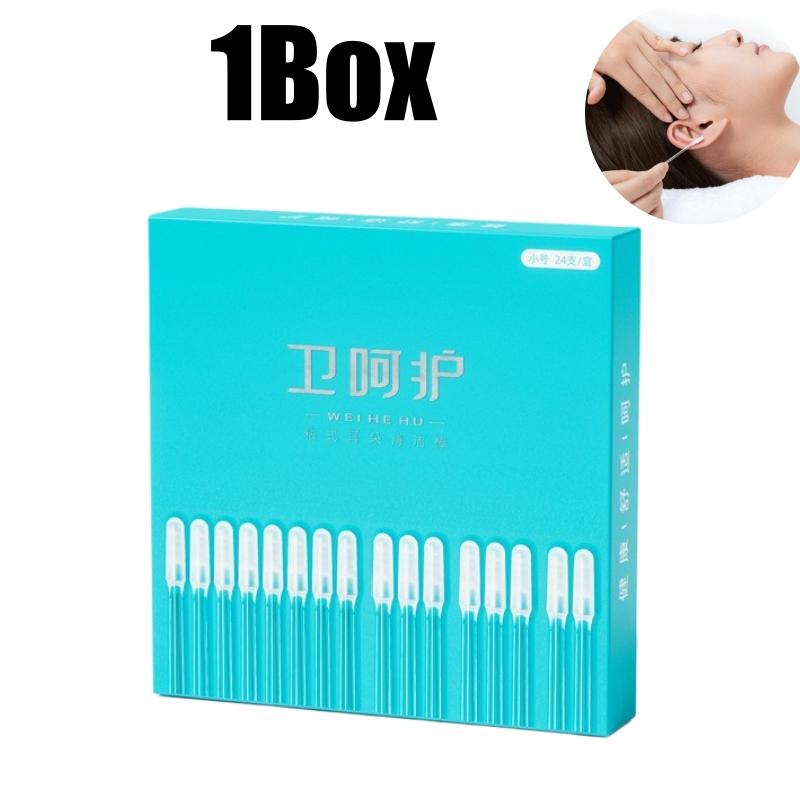 Adhesive Ear Pick and Cotton Swab Combo Ear Cleaning Tool for Earwax Removal Reusable Ear Stick Hygiene Safe Design