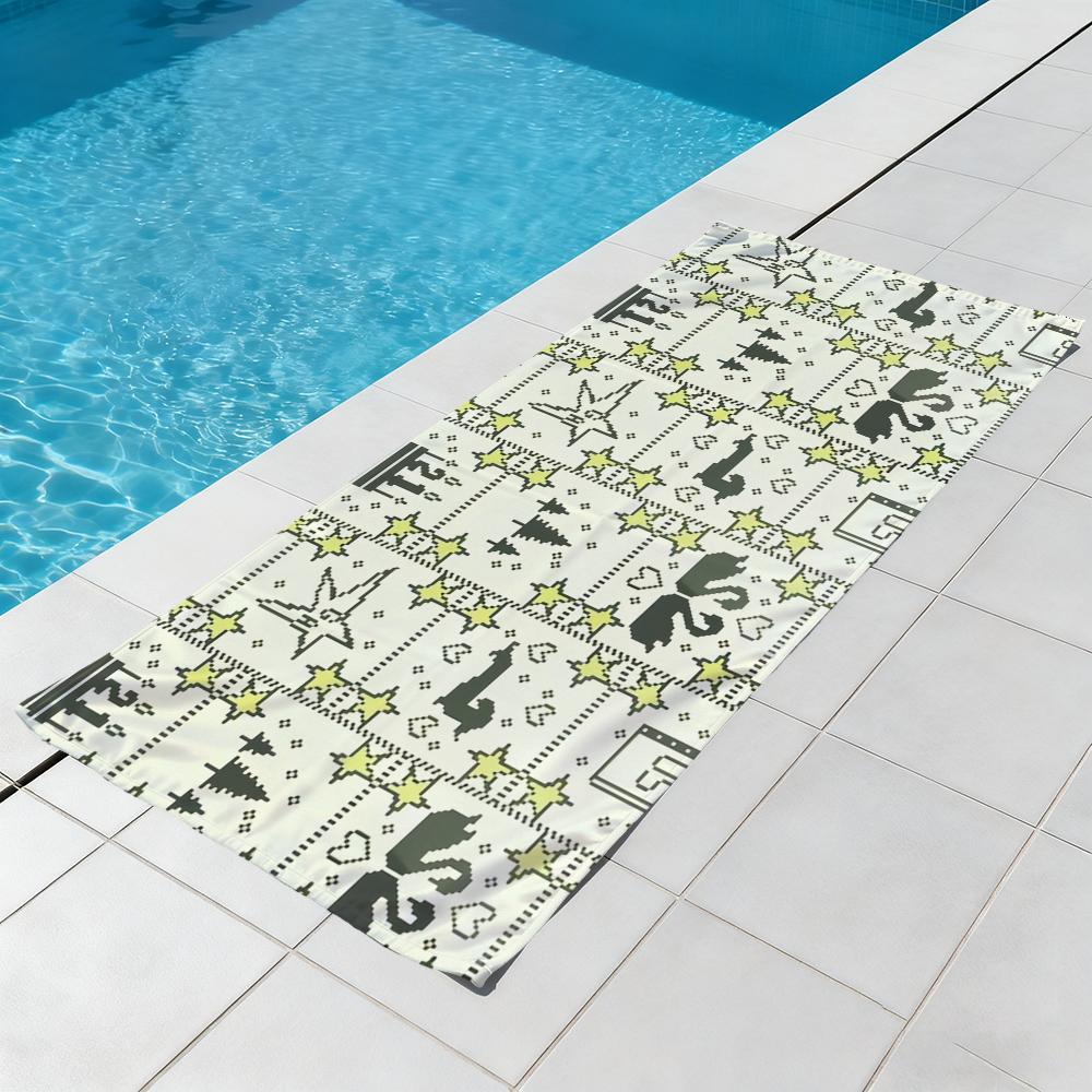G-gracie singer Towel Beach Quick Dry Soft A-abrams Pool Towels Gift for Travel Gym Shower Camping sports