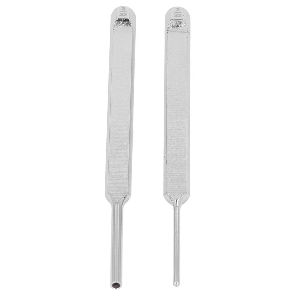 2pcs Pin Punch DIY Manual Carbon Steel Extended Design Simple Operation Roll Pin Catch Punch for