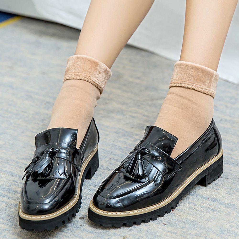 Fashion Women Female Cotton Socks Snow Boots Wool Thick Winter Warm