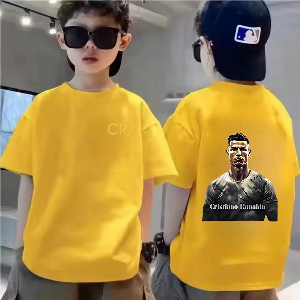 Summer sports children's T-shirt boys and teenagers casual fashion short sleeved children's idol clothing sports T-shirt