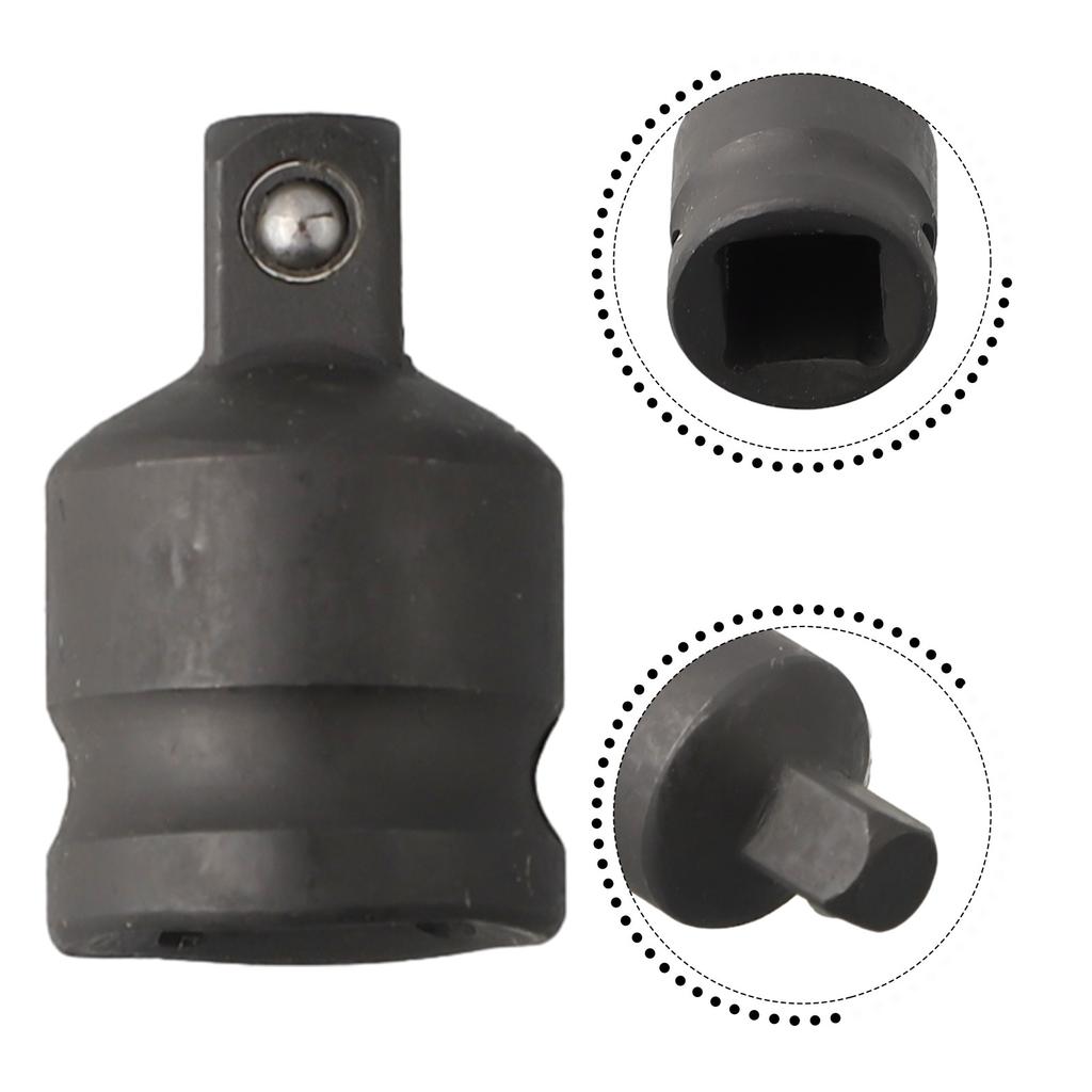 1/2 To 3/8 Convertor Adaptor 3/8to1/4 Black Brand New