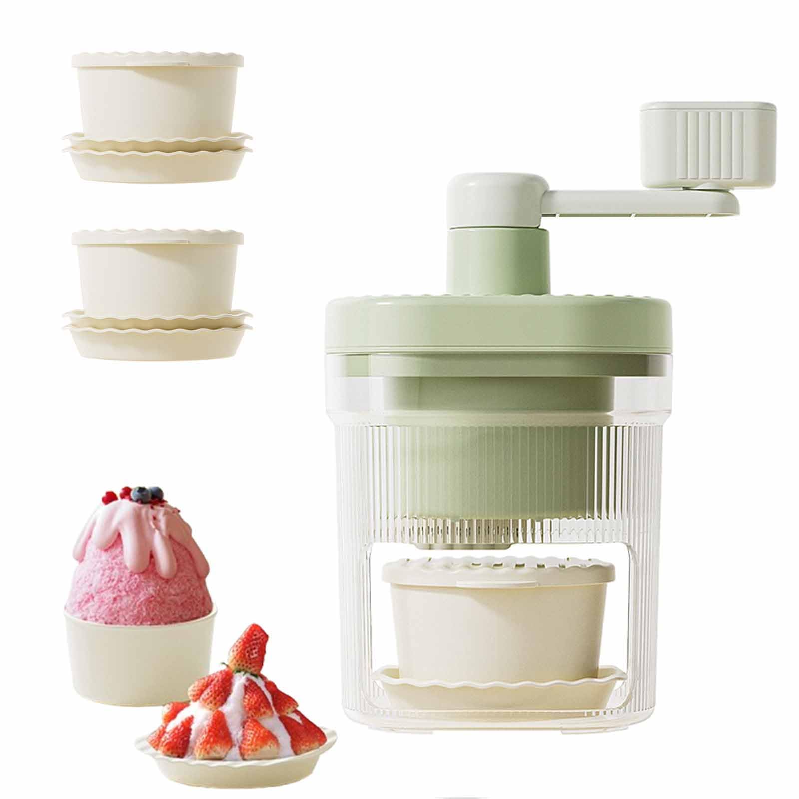 

Manual Ice Crusher with Stainless Steel Hand and Ice Cream Crusher Easy to Use and Ideal for and Compatible with and Ice Includes 2 Ice Crusher Cases