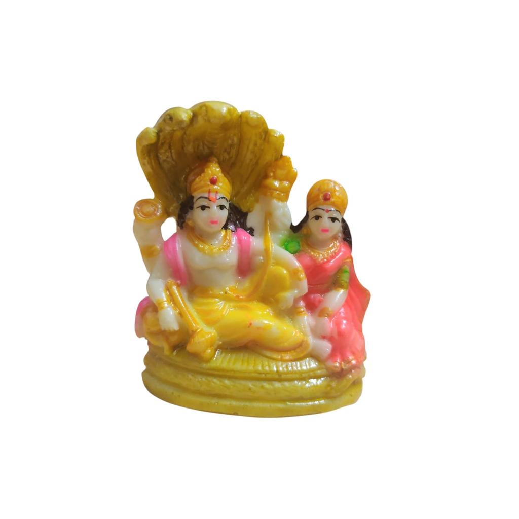 @ Lord Vishnu Statue Shree Vishnu Laxmi Sitting On Shesh Naag For Pooja UKZQ454 50%off