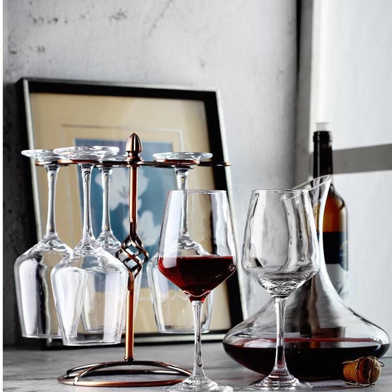 Changshen 430ML Crystal Wine & Champagne Goblet Set (6-Pack)