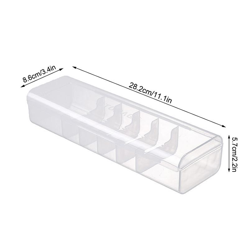 7 Compartments Cable Organizer Storage Box Reusable Cord Data Cable Management Case for Home Office Travel