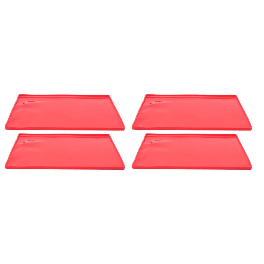 Roll Cake Mat Prevent Stick Food Grade Silicone Flexible Baking Mold Dehydrator Mat with Raised Edge for Biscuits