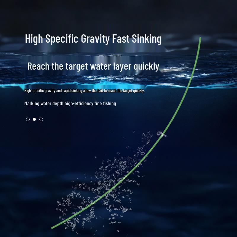Sinking 500m PE Fishing Line, 8-Strand Dyneema Core, 12-Strand Super Strong Lure Line
