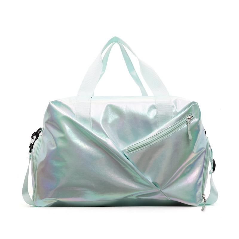 

Красочные Aurora Яркие Дорожные Сумки Большой Вместимости Багажная Сумка с Разделением Сухого Влажного Спортивная Фитнес Сумка Разделение Сумки Для Обуви зелёный