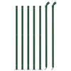 VidaXL Diamond Mesh Fence with Flange, Decorative Fence Panel, Mesh Fence, Protective Barrier 153936