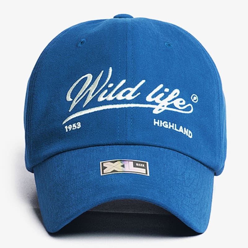 

PLATEAU Oversized Ball Cap XL WILD LIFE CAP BLUE Blue