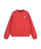 Imiseu Heart Rubber Patch Sweatshirt-Red