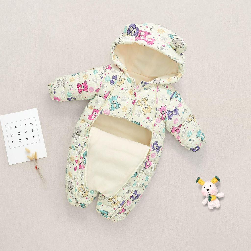 Infant Winter Jumpsuit: Toddler One-Piece Outerwear for Boys & Girls