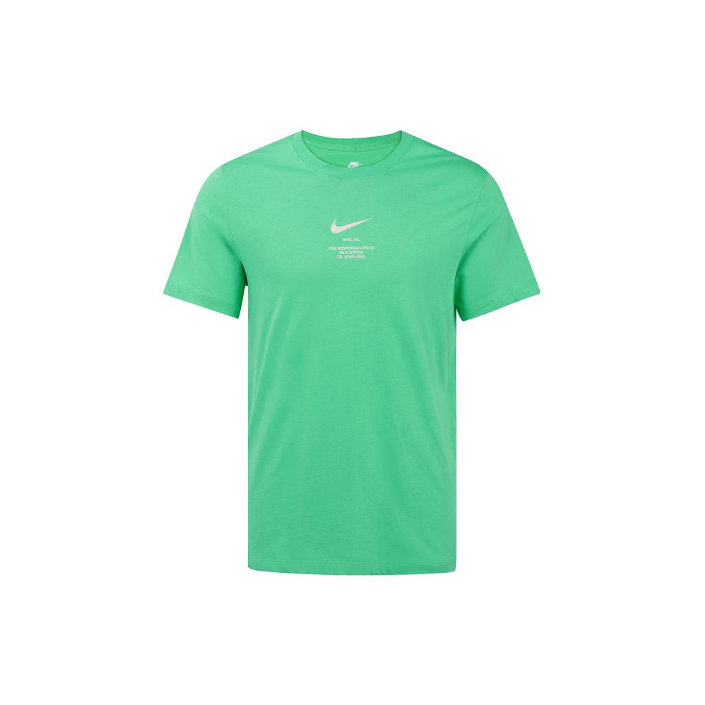Nike T Shirts Men's Green Crew Neck Moderate DZ2882-363