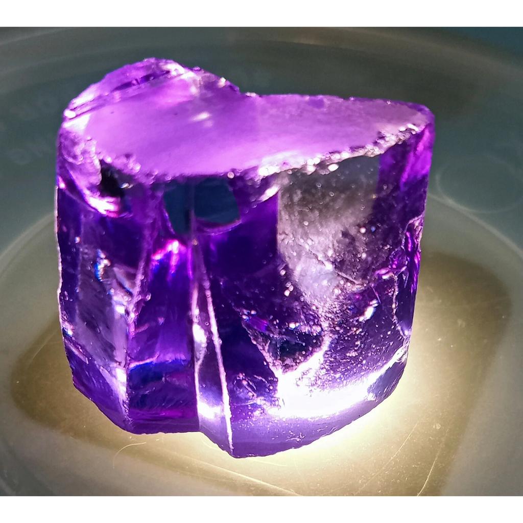 Flawless Cambodian Purple Zircon Rough Natural 260 Ct Certified Loose Gemstone