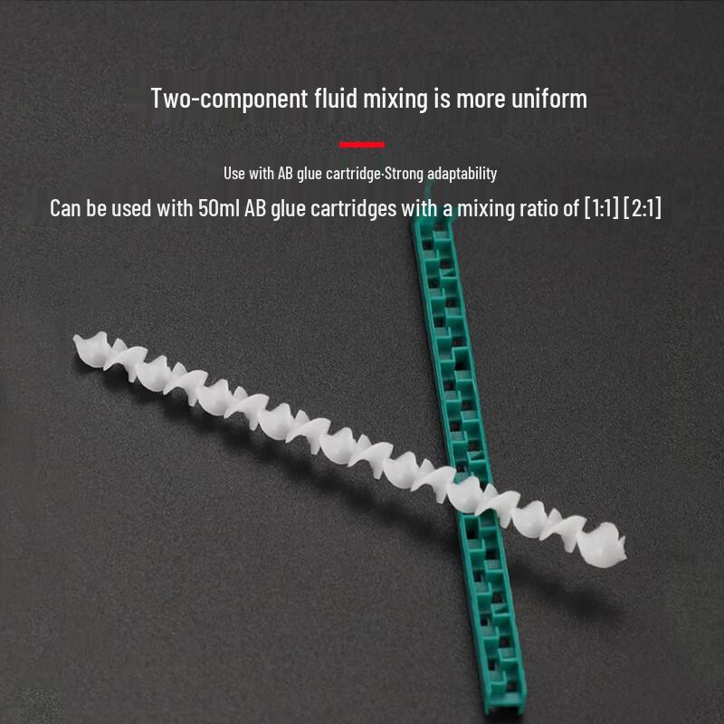 VIKAGU Dual Round Mouth Square Mixing Nozzles for Structural Adhesive