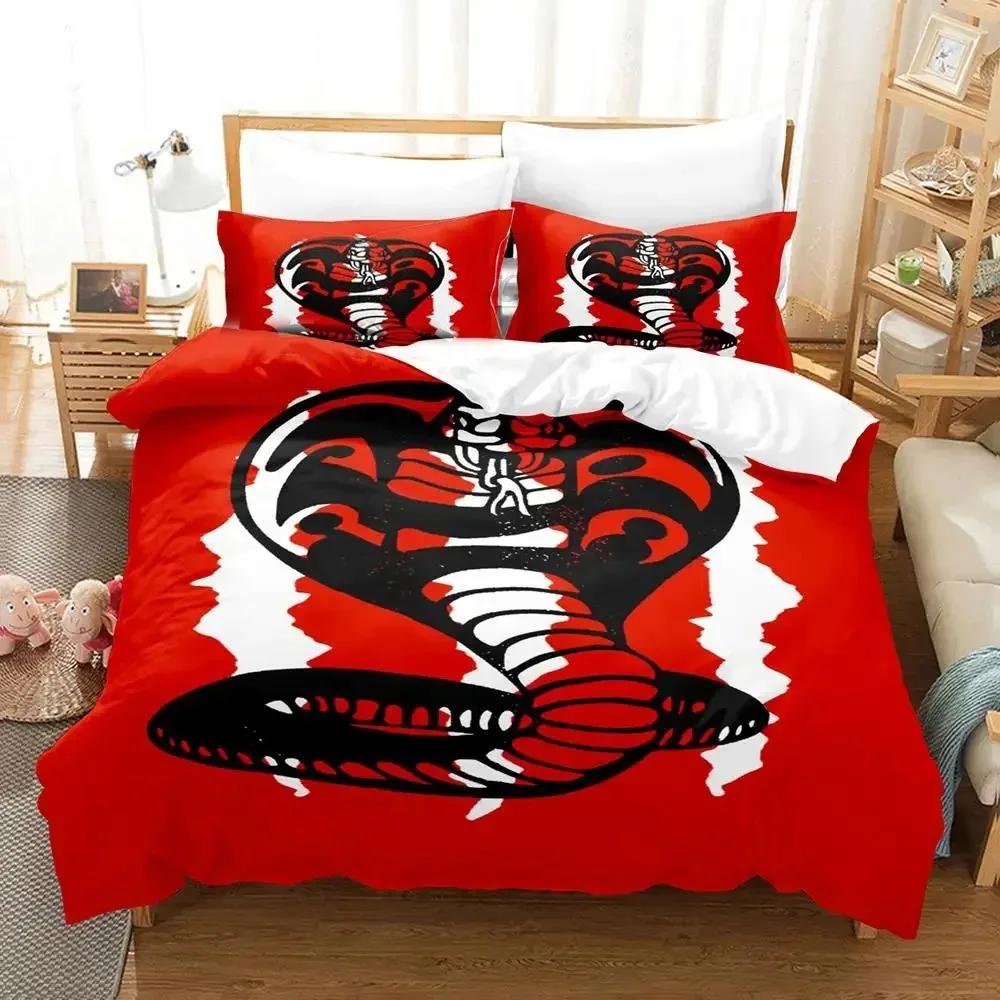 Karate Kid Bedding Set Boys Girls Twin Queen Size Duvet Cover Pillowcase Bed Kids Adult Fashion Home Textileextile