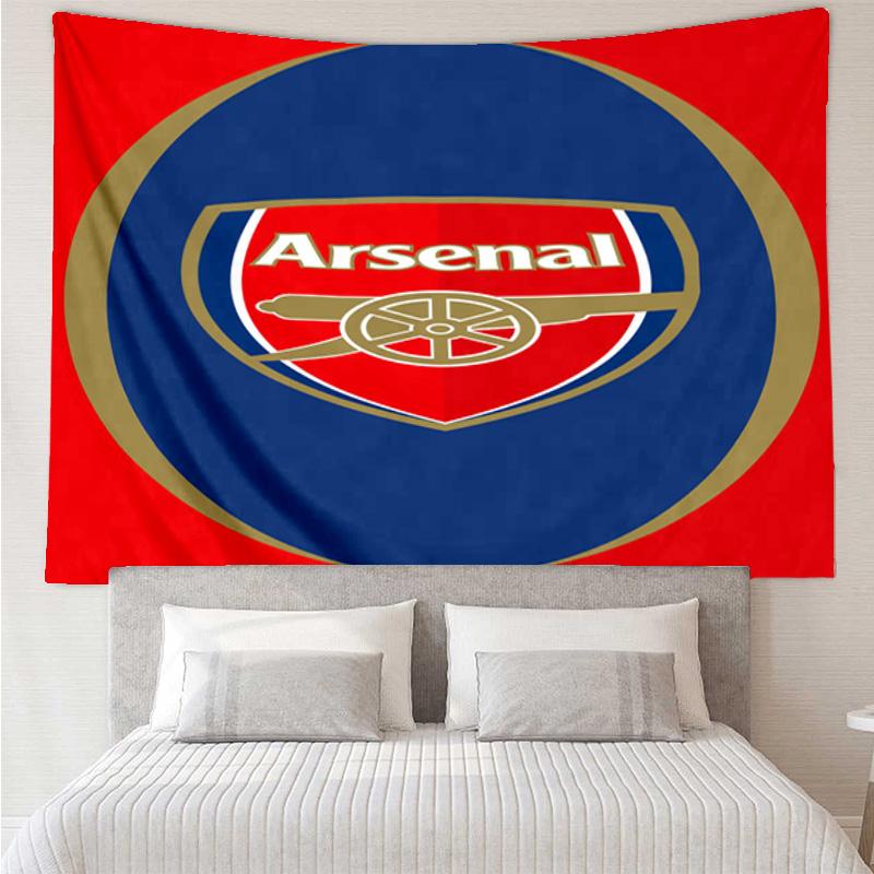 Arsenal Football Club Crest Tapestry Hanging for Bedroom,Livingroom, Playroom,Decor Art Room Wall Tapestry Holiday and Birthday Gifts