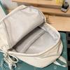 Schoolbag soft solid color soft waxy student small schoolbag girl daily class weekend girlfriend travel backpack