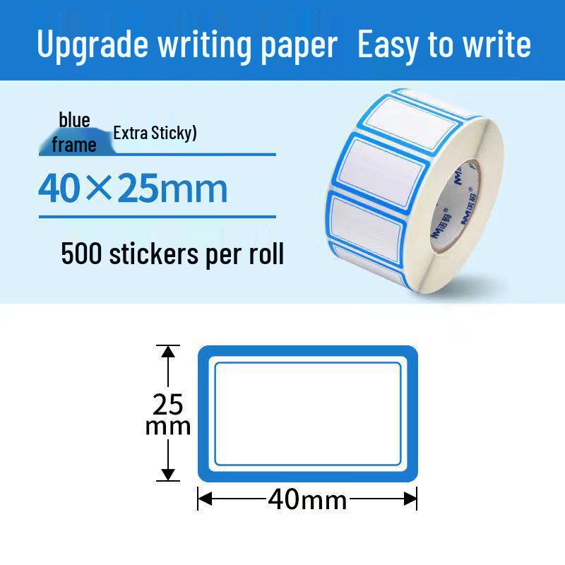 Waterproof Self-Adhesive Name and Memo Label Stickers for Classification and Marking