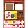 New Year Picture DIY Woodblock Printing Set: Non-Legacy Handmade Template Kit for New Year's Day Activities.