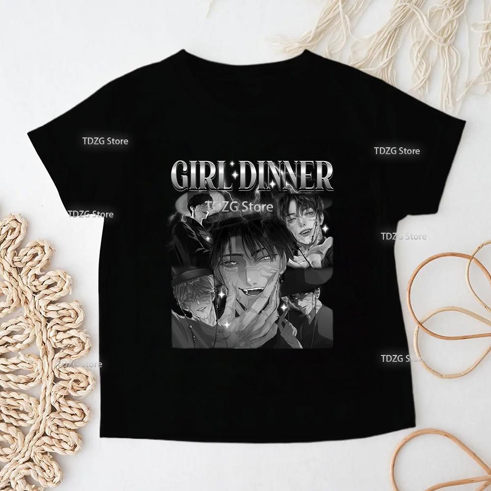 Summer KPop Devil Hunter Print Fashion Casual Children T-shirt Tee Top Movie O-neck Cartoon Saja Boys Girl Casual Kid Clothing