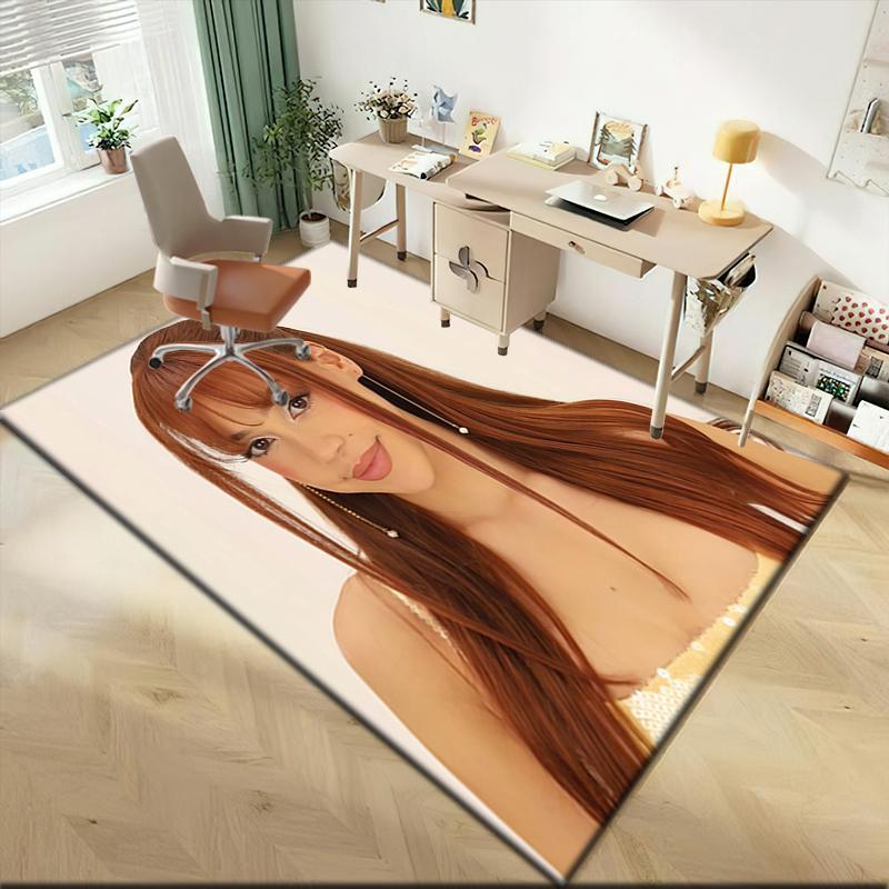1pc Ayliva, the sweet singer Carpet Rug for Living Room Bedroom Home Sofa Decoration,Kids play Non-slip Floor Mat