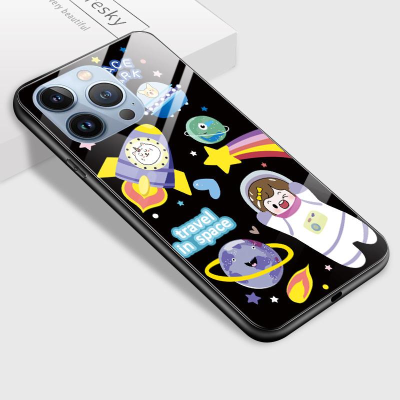 Tempered Glass Phone Case For Samsung A12 A16 A32 A53 S20FE S23 S25 Honor20 X6A 90Lite 9X Huawei Y9Prime2019 P30Lite Soft Edge Shockproof Smooth Shell