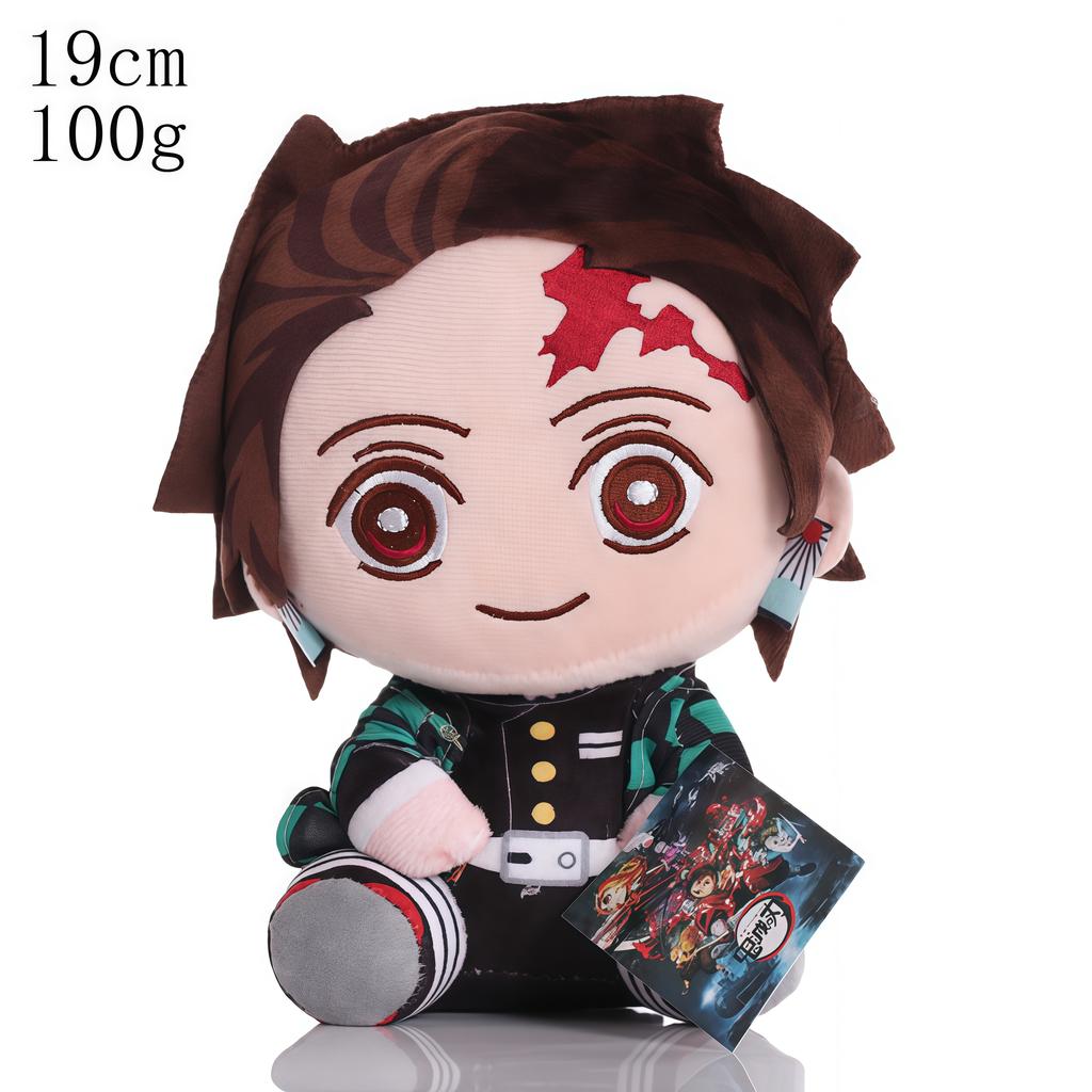 15-25 cm Kimetsu no Yaiba Kreskówkowe Pluszowe Zabawki Zabójca Demonów Breloczek Kamado Tanjirou Kamado Nezuko Kochou Figurka Pluszowa Lalka Dziecięcy Prezent