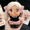 15cm Crybaby Doll Outfit Black Pink Knit Dress Set Collectible Fashion Dolls