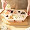 Dreieckige Onigiri-Form Sushi-Herstellungs-Kit Lebensmittelqualität BPA-frei Reiskugel-Former Sushi-Presse Bento-Mittagessenbox-Werkzeug Herstellung von hausgemachtem