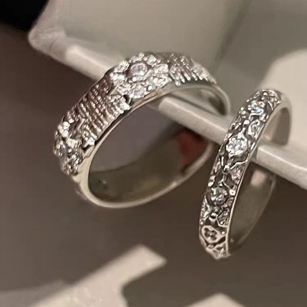 Brushed ring women's ins cold wind index finger ring design ring fine version